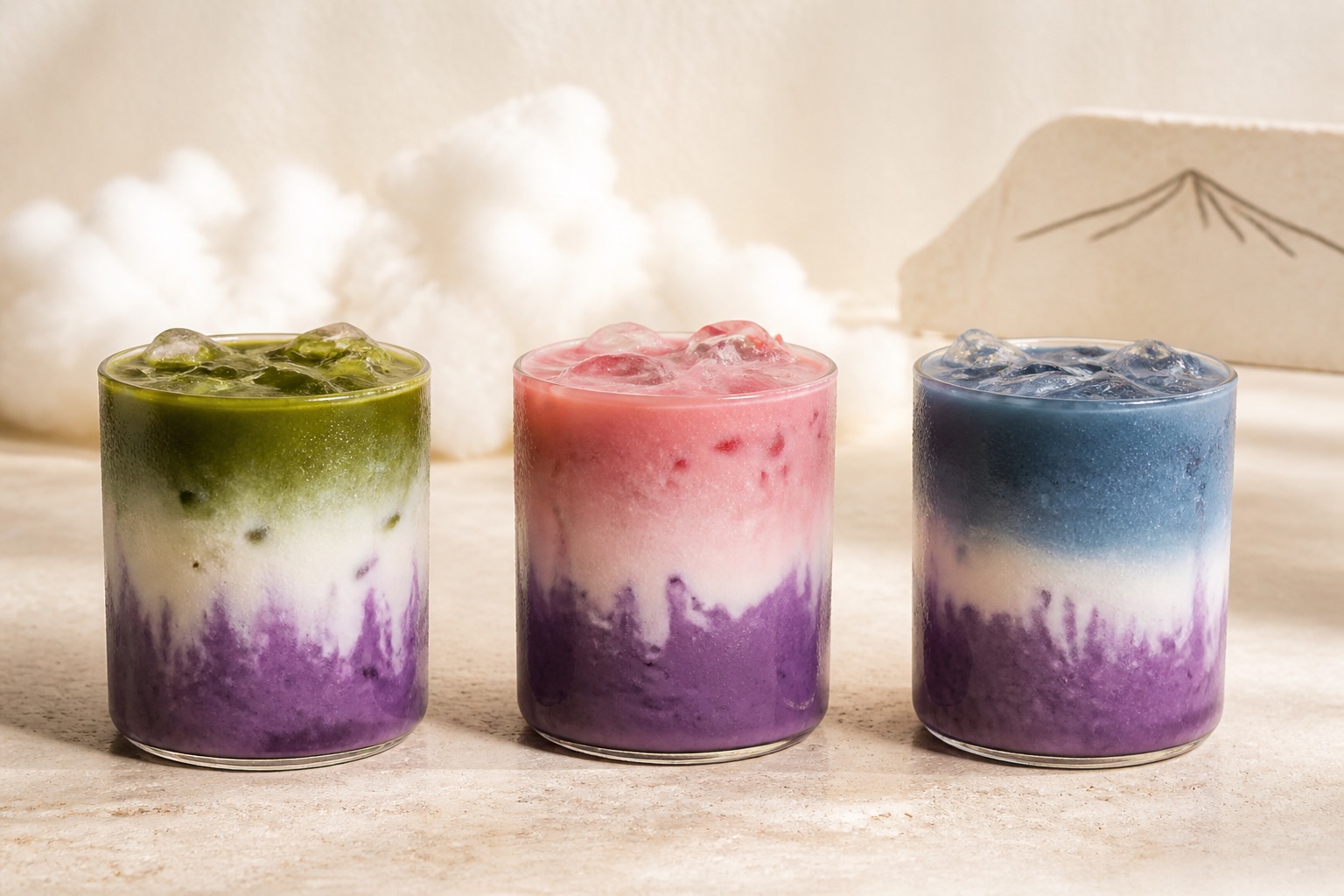 Farebné latte pre gastro prevádzky