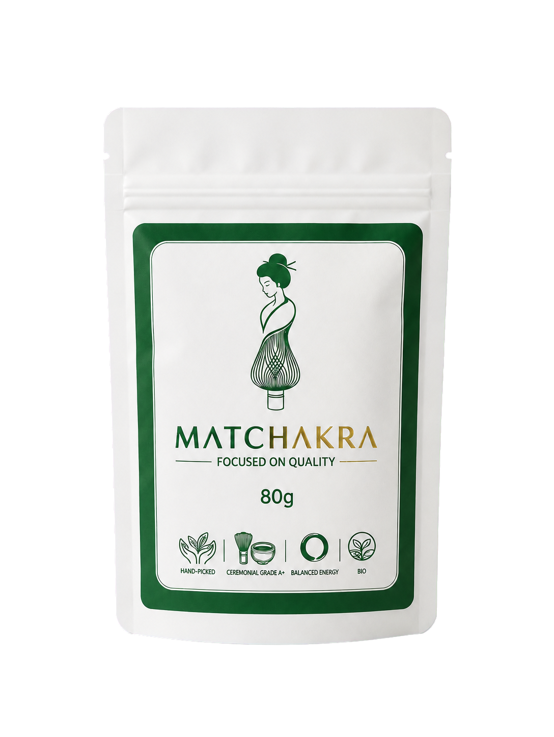 Bolsa de matcha ceremonial ecológica Matchakra